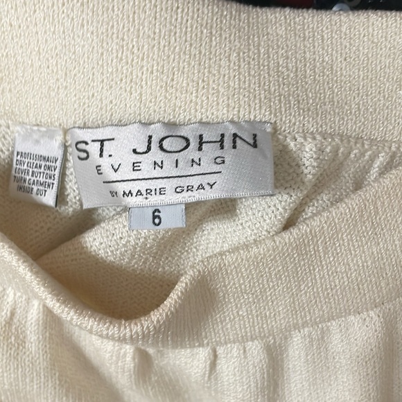 St John Evening Long Skirt Sz 6 - Picture 5 of 5